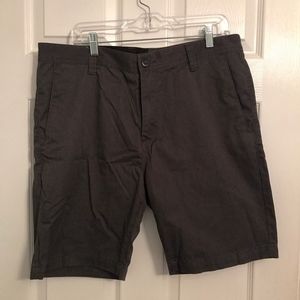 Volcom Mens Shorts Sz 34 Dark Grey